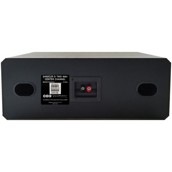 BIC America DV62CLR-S Venturi DV62CLR-S 3-Driver Indoor 2-Way Center Channel Speaker, 175 Watts, Bl R810-BICDV62CLR