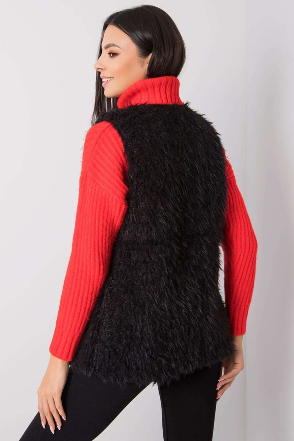 black - Gilet model 159799 Och Bella U704-159799