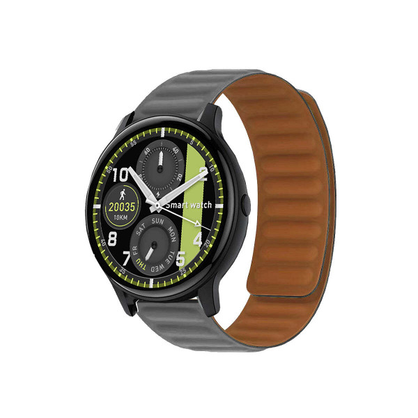 Color: Round - Ash Gray - SmartPRO Smartwatch With Magnetic Belt And Activity Tracker K290-40017722146902