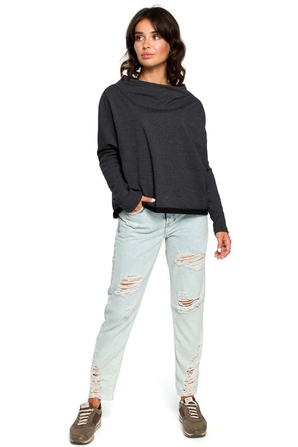 grey - Sweatshirt model 124064 BeWear U704-124064