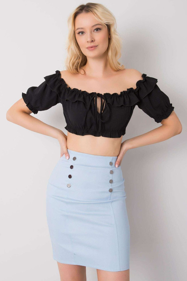 black - Blouse model 167521 Och Bella U704-167521
