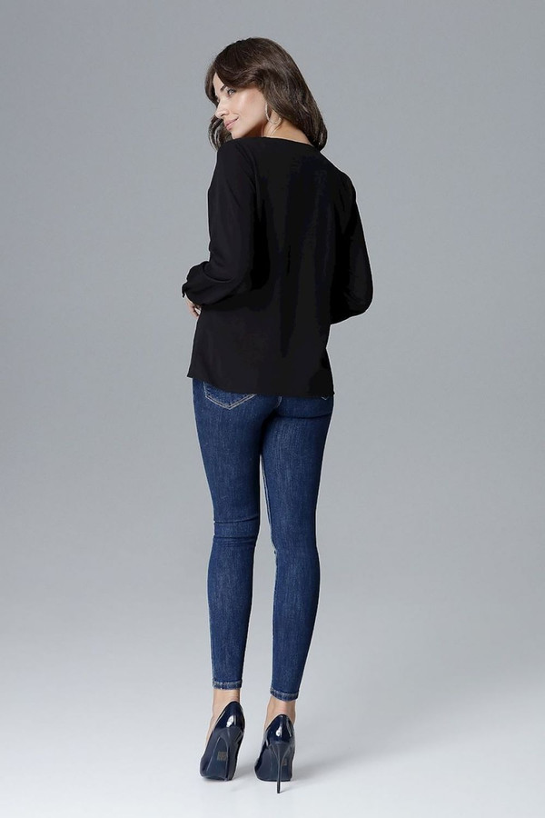 black - Blouse model 128512 Lenitif U704-128512