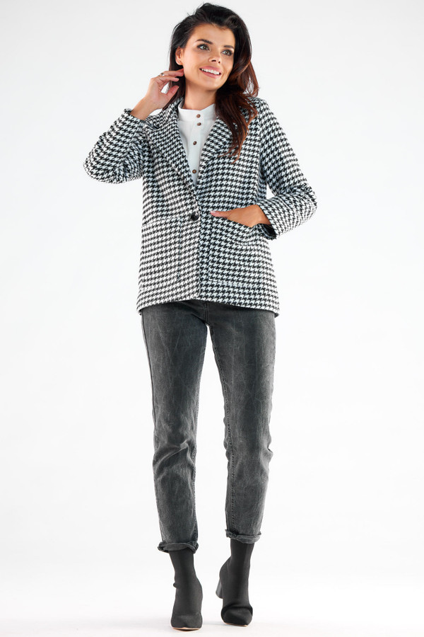 black - Jacket model 173863 awama U704-173863