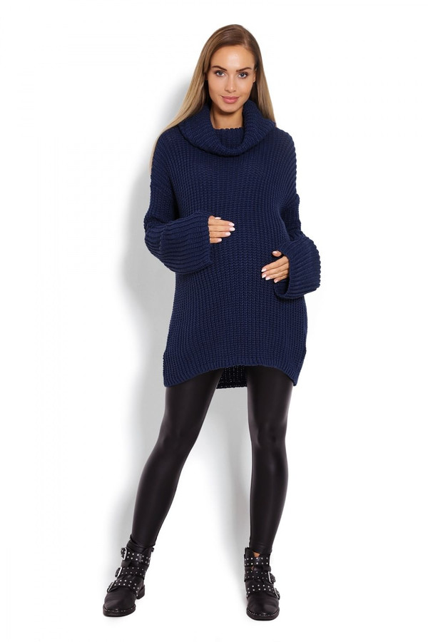 navy blue - Pregnancy sweater model 122946 PeeKaBoo U704-122946