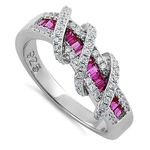 Color: RUBY RED,Size: 7 - Prosper Rings In Various Colors And Combinations K290-47681768325393