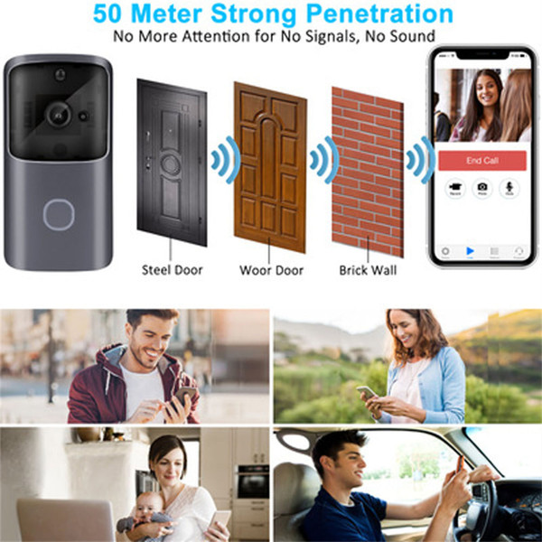 US M10 Smart Hd 720p 2.4g Wireless Wifi Video Doorbell Camera Visual Intercom Night Vision Ip Doorb K484-PEL_0LPW93C2_US