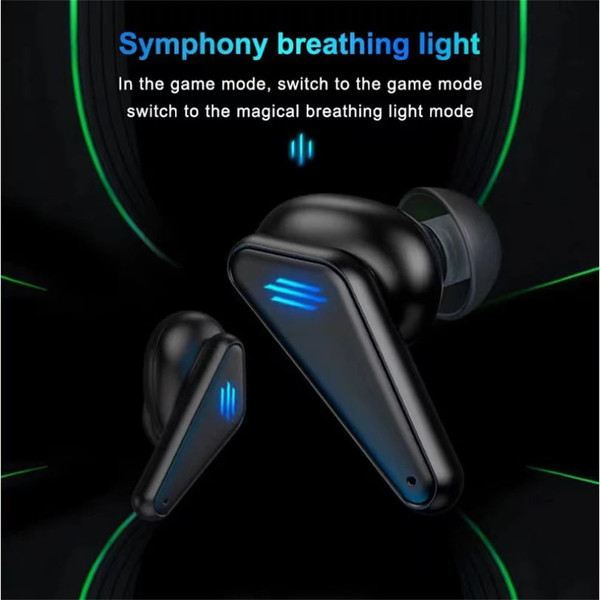 K33 Subwoofer Gaming Headset Bluetooth 5.0 Touch-control In-ear Music Earbuds with HD Microphone Bl K484-PEL_0ND4HI9I