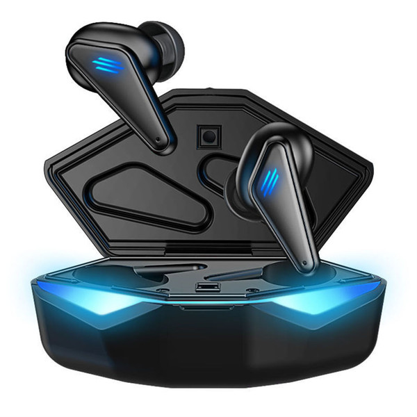 K33 Subwoofer Gaming Headset Bluetooth 5.0 Touch-control In-ear Music Earbuds with HD Microphone Bl K484-PEL_0ND4HI9I