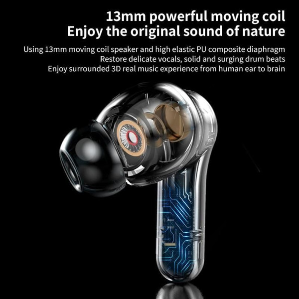 Yyk-anc Pro In-ear Tws 5.1 Bluetooth-compatible Headphone Noise Canceling Digital Display Touch Con K484-PEL_0P6P9GH2