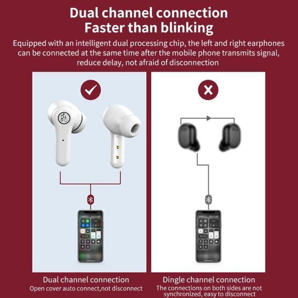 Yyk-anc Pro In-ear Tws 5.1 Bluetooth-compatible Headphone Noise Canceling Digital Display Touch Con K484-PEL_0P6P9GH2