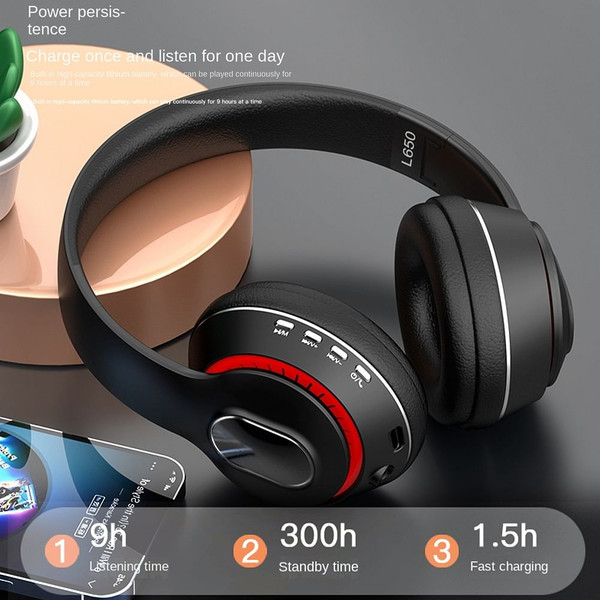 Foldable Bluetooth Headphones Hi-fi Noise Reduction Music Earphone Wireless Gaming Headset Vitality K484-FQZCO_SH5SK0P5