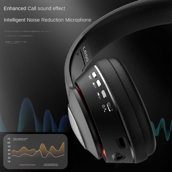 Foldable Bluetooth Headphones Hi-fi Noise Reduction Music Earphone Wireless Gaming Headset Vitality K484-FQZCO_SH5SK0P5