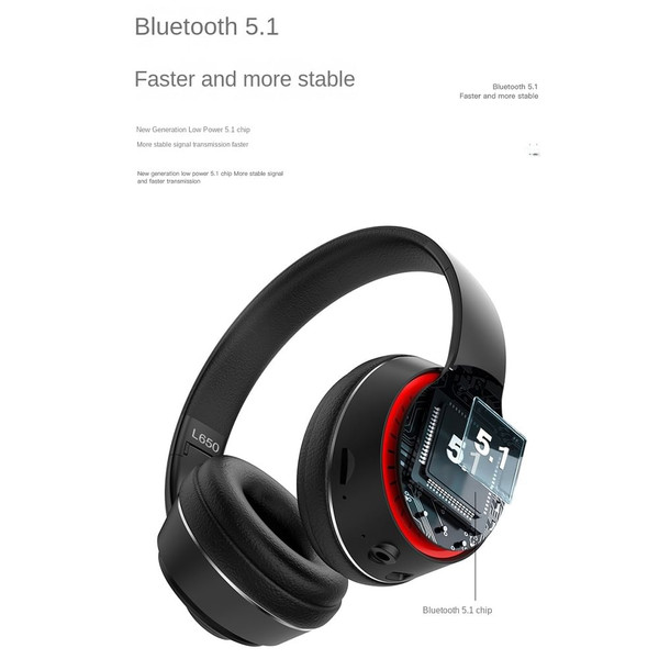 Foldable Bluetooth Headphones Hi-fi Noise Reduction Music Earphone Wireless Gaming Headset Vitality K484-FQZCO_SH5SK0P5