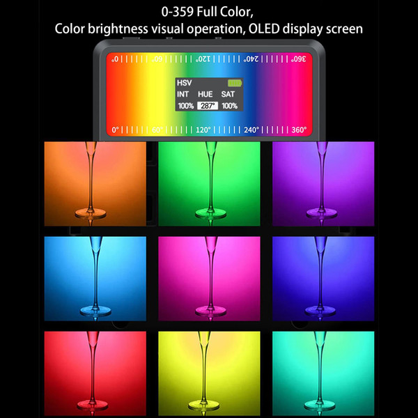 V11rgb Clip Fill Video Light Mobile Phone Selfie Photography Fill Camera Lighting Panel Outdoor Pho K484-PEL_0PUYUK8F