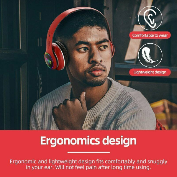 Wireless Bluetooth 5.0 Headphones Foldable Headset Earphones Noise Cancelling Sport Earphone silver K484-PEL_0FVQ8T4S