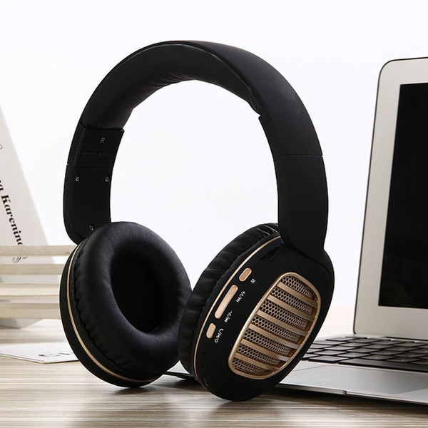 Wireless Bluetooth Foldable Headset FM Radio Stereo Music Portable Headset Navy blue K484-PCL_017HQJBU