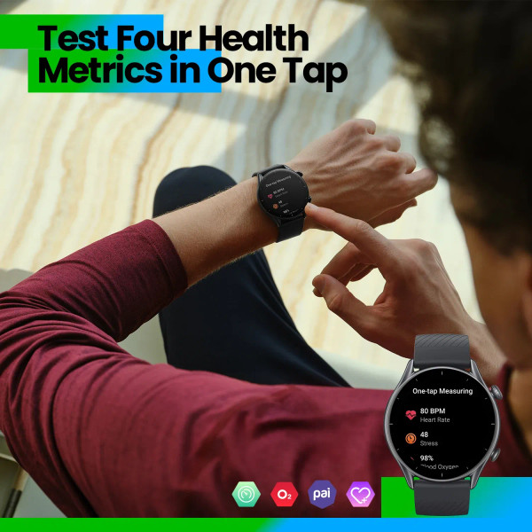 Color: WHITE, Size: L, Ships From: CHINA - New! Global Version Amazfit GTR 3 GTR3 GTR-3 Smartwatch  F640-12000044615822126