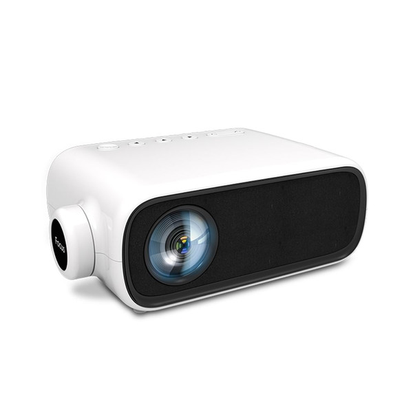 YG280 Mini Small Projector HD 1080P LED Micro Projector Portable Home Media Player White UK Plug K484-FQZOL_2RLC8HUW
