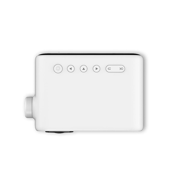 YG280 Mini Small Projector HD 1080P LED Micro Projector Portable Home Media Player White UK Plug K484-FQZOL_2RLC8HUW