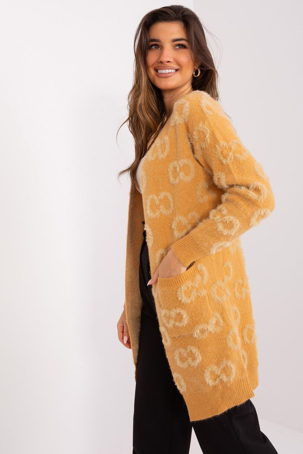brown - Cardigan model 187761 AT U704-187761