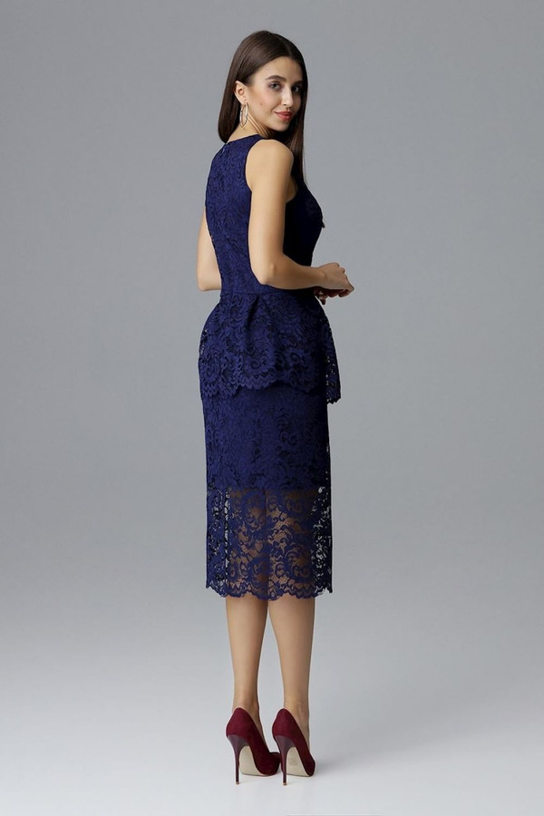 navy blue - Evening dress model 126199 Figl U704-126199