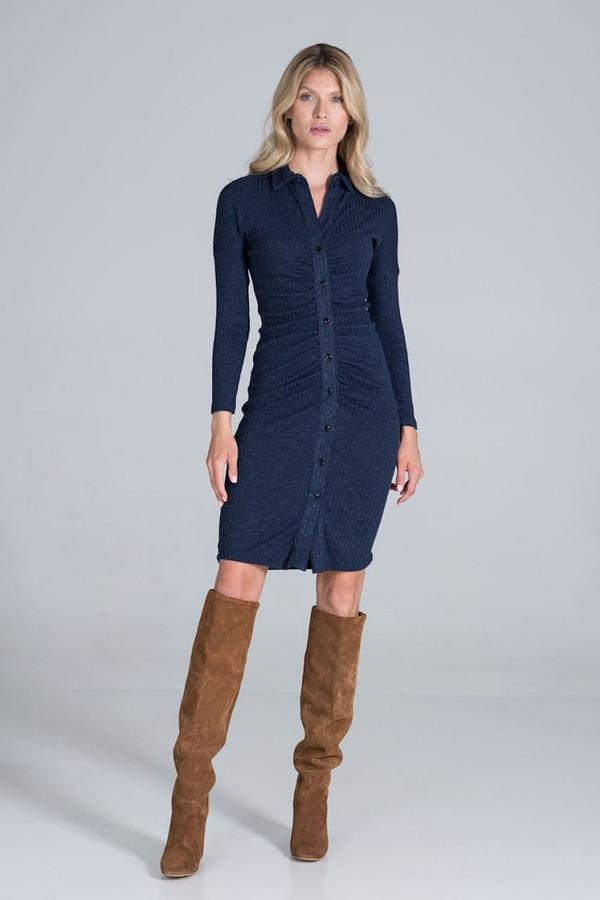 navy blue - Daydress model 157520 Figl U704-157520