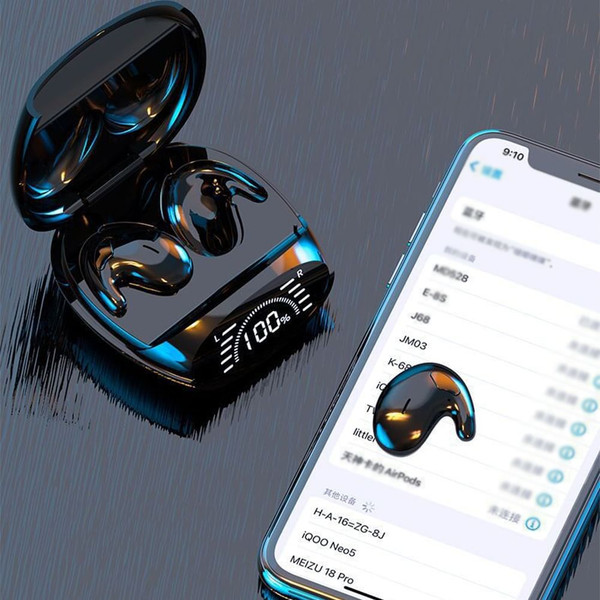 Wireless Earbuds Ultra Long Playtime Headphones Earphones With Power Display Charging Case Earbuds  K484-FQZCO_1SKHIK7Y
