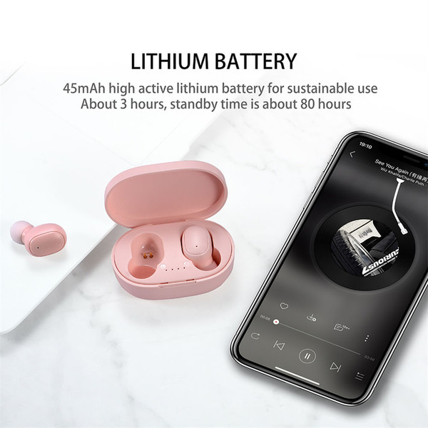 A6S Wireless Earbuds Waterproof Noise Canceling Stereo Sound Earphones In Ear Headphones For Sports K484-PEL_0QZOF6IC