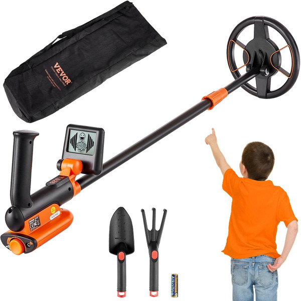 Metal Detector for Kids, 6 Inch, 25''-37'' Adjustable Gold Detector, IP68 Waterproof Search Coil wi E415-YJSJSTCQYC62692CKV0