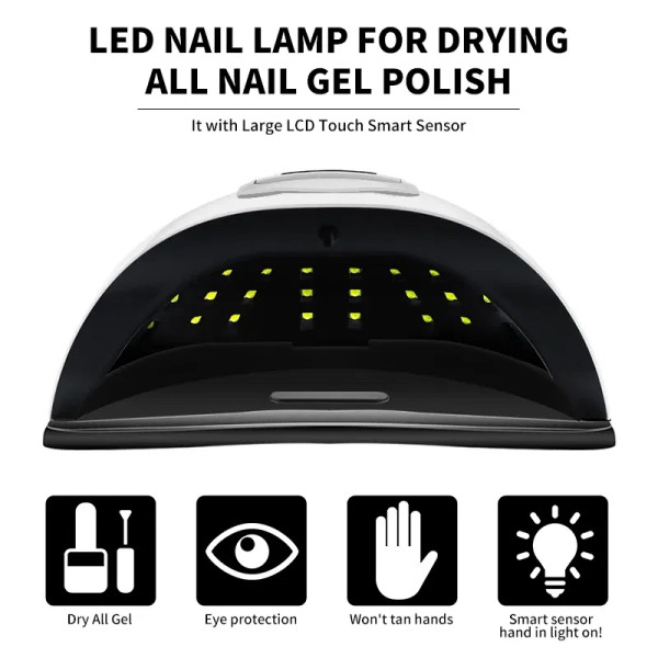 SUN X11 MAX Professional Nail Drying Lamp for Manicure 280W Nails Gel Polish Drying Machine with Au F640-3256806879854112