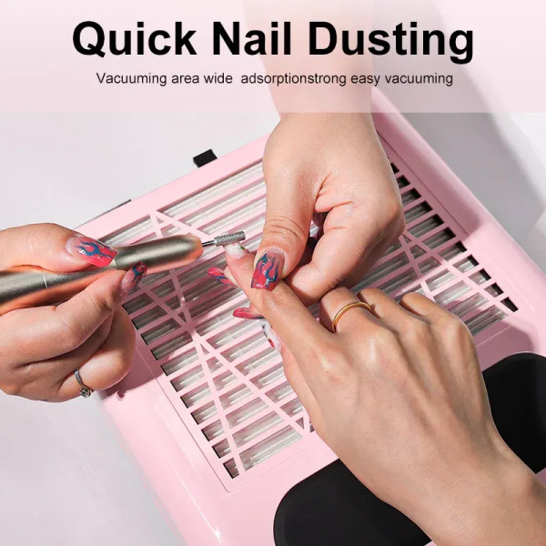 Upgrade Nail Dust Collector Extractor Fan For Manicure Machine Powerful Nail Vacuum Cleaner With Re F640-3256806788755310