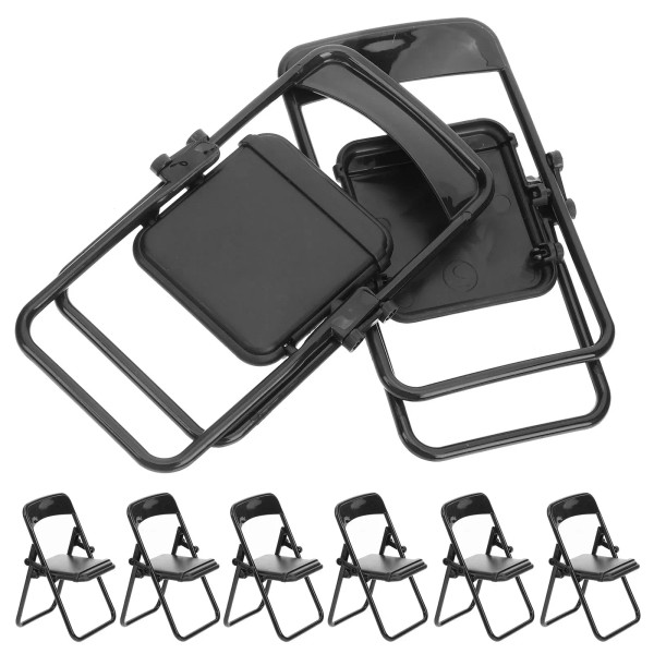 Stand Chair Desktop Cell Foldable Mini House Model Dock Decorative Mobile Display Holder Tablet Cra F640-3256804862197655