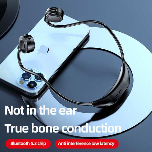 M2 Bone Conduction Headphones Sports Wireless Earphones With Built-in Mic For Running Cycling Hikin K484-PEL_0QJDPYK4