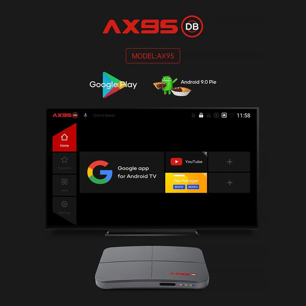 For Android 9.0 Tv  Box 10.0 4+218g Media Player Smart Tv Box Tv  Receiver 4+128G_Australian plug K484-PEL_0HR5SJT0