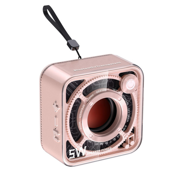 Dw12 Wireless Bluetooth Speaker Transparent Mini Cube Gifts Portable Small Audio Support Tf Card Pi K484-FQZHE_1XKNFOIE