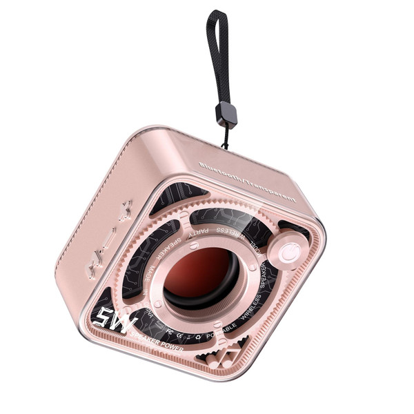 Dw12 Wireless Bluetooth Speaker Transparent Mini Cube Gifts Portable Small Audio Support Tf Card Pi K484-FQZHE_1XKNFOIE