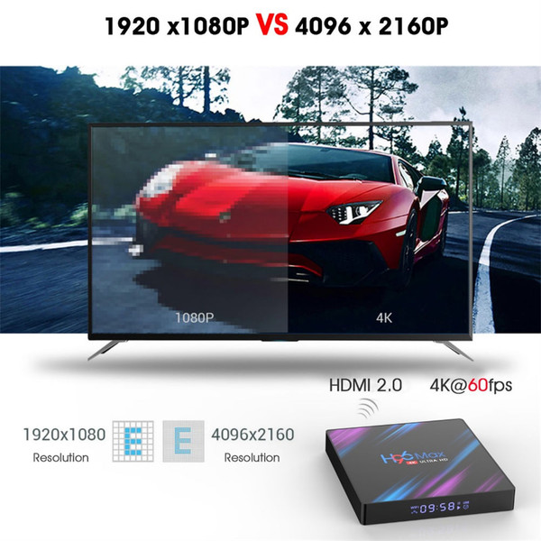 H96 Max-3318 TV Box HD 4k Android Wifi Set-top Box Quad Core 64 Bit Cortex-a53 10/100 Standard Rj-4 K484-PEL_0MTSBYND