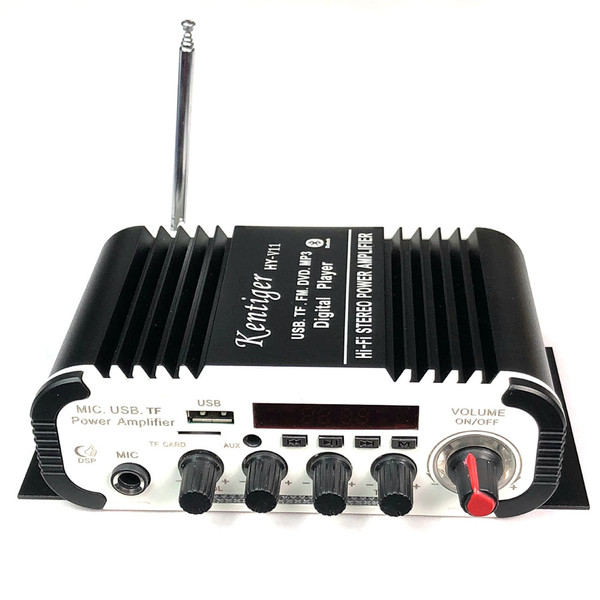 HY-V11 80W Mini Car Motorcycle Boat Power Amplifier HiFi Stereo AMP FM MP3 Audio 2CH K484-PAU_054JHPZ6
