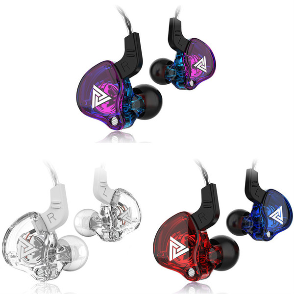 Hi-fi Sports Headphones 3.5mm In-ear Earphone Qkz Ak6 Copper Driver Purple K484-PEL_0NKALBHY