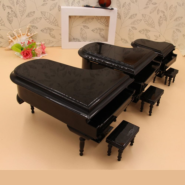 US Miniature Piano Model Mini Piano Musical Instrument Ornaments Display 18x12x10cm K484-PEL_09EBJKKH_US