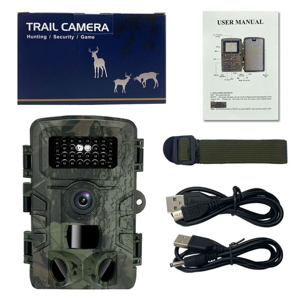 US 16mp 1080p HD Infrared Camera with Screen Outdoor 34 LED Lights Pr700 Wildlife Cam Camouflage K484-FQZCO_1HY3QVW3_US