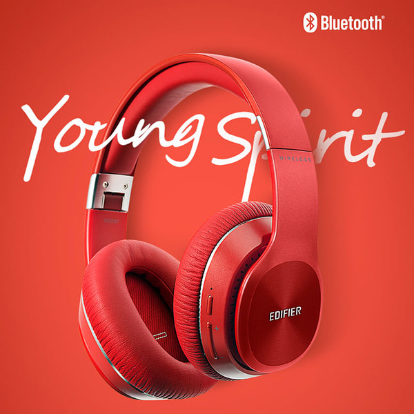 Original EDIFIER W820BT Bluetooth Headphones CSR Technology Foldable Wireless Earphone Dual Batteri K484-PEL_0D6UB9A0