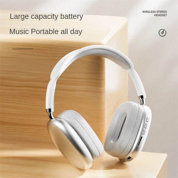P9 Wireless Stereo Hi-fi Earphones Bluetooth Noise Reduction Music Headset with Microphone Black K484-PEL_0OQ37UX1