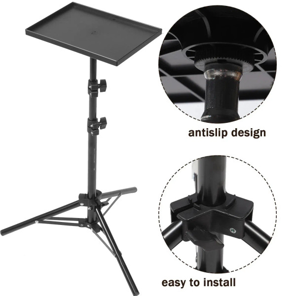 Projector Tray Stand Floor To Wall Desktop Shelf Laptop Stand Bedside Lift Telescopic Rod Live Trip F640-3256806818824052