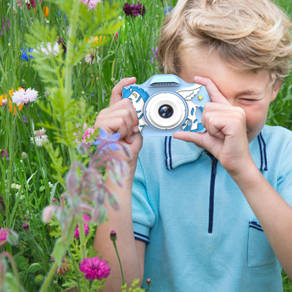 Kids Mini Camera 2.0ips Display Hd Digital Camera Cartoon Educational Toy 800w Single Camera Pink K484-PEL_0OHUU67N