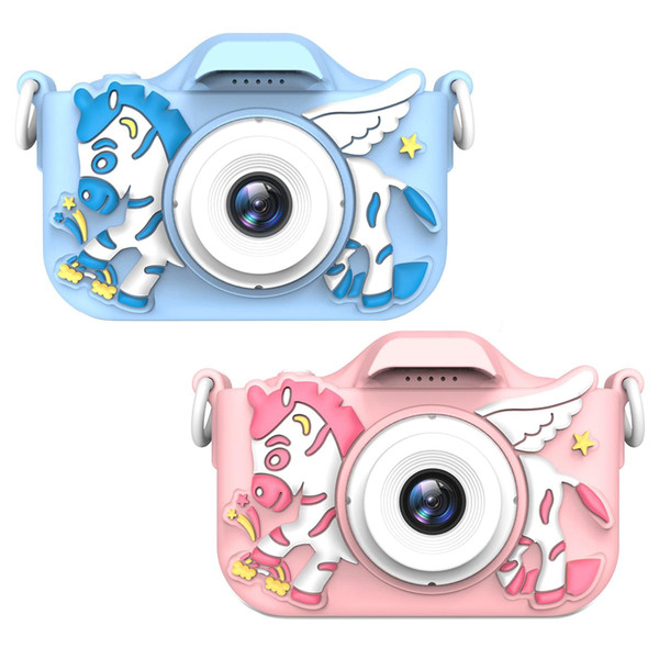 Kids Mini Camera 2.0ips Display Hd Digital Camera Cartoon Educational Toy 800w Single Camera Pink K484-PEL_0OHUU67N