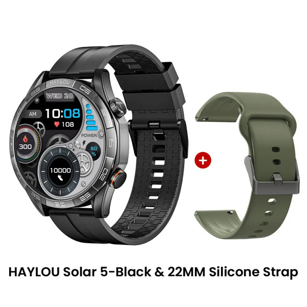 Color: MULTI, Ships From: CHINA - New! HAYLOU Solar 5 Voice Calling Smartwatch 1.58'' AMOLED Displa F640-12000044615783312