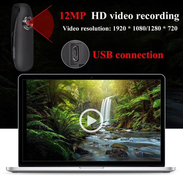 US HD 1080P 130° Mini Camcorder Dash Cam Police Body Motorcycle Bike Motion Camera black K484-PEL_05IY8O8Q_US