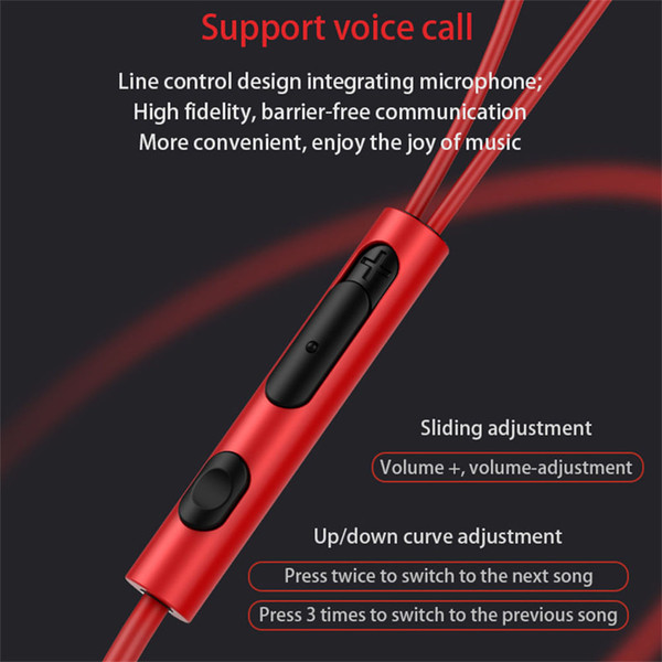 Type-C Headphones Compatible For 9 8 7 Pro P50 Pro Wire Control Bass Magnetic Earphones With Microp K484-PEL_0Q2XORFV