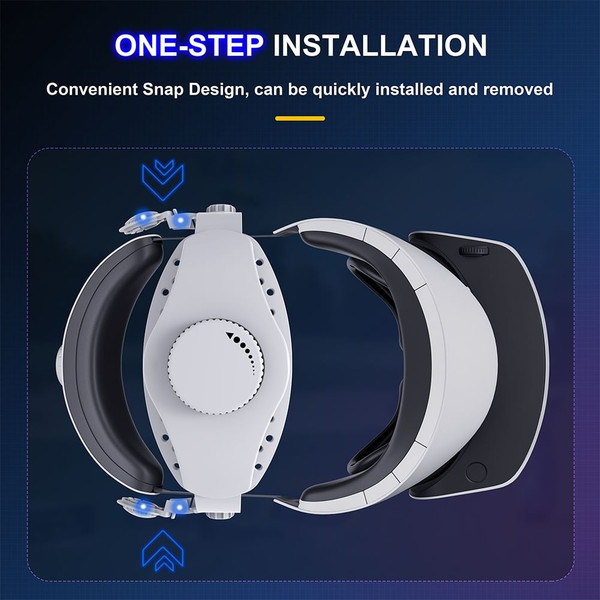 Adjustable Head Strap Lightweight Replacement Elite Strap Enhanced Support in Vr Compatible for Ps  K484-PEL_0QAALL0T